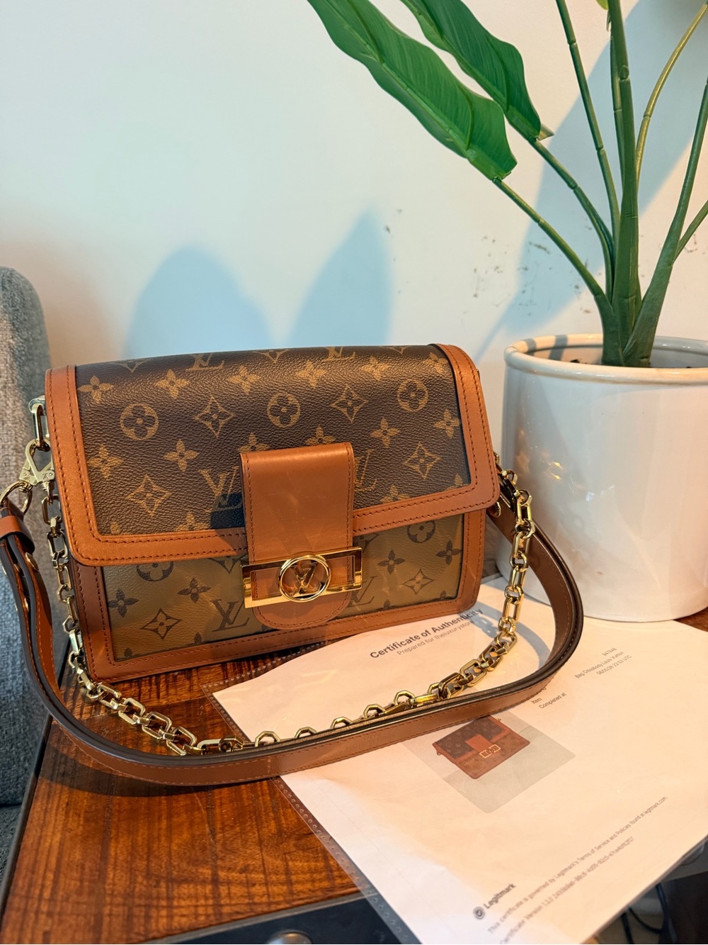 Louis Vuitton Dauphine Monogram Crossbody Bag